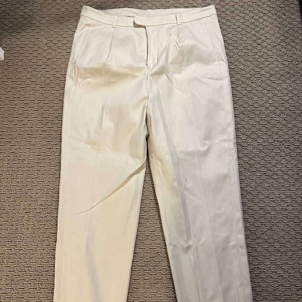 Banana Republic silk lined suit pants